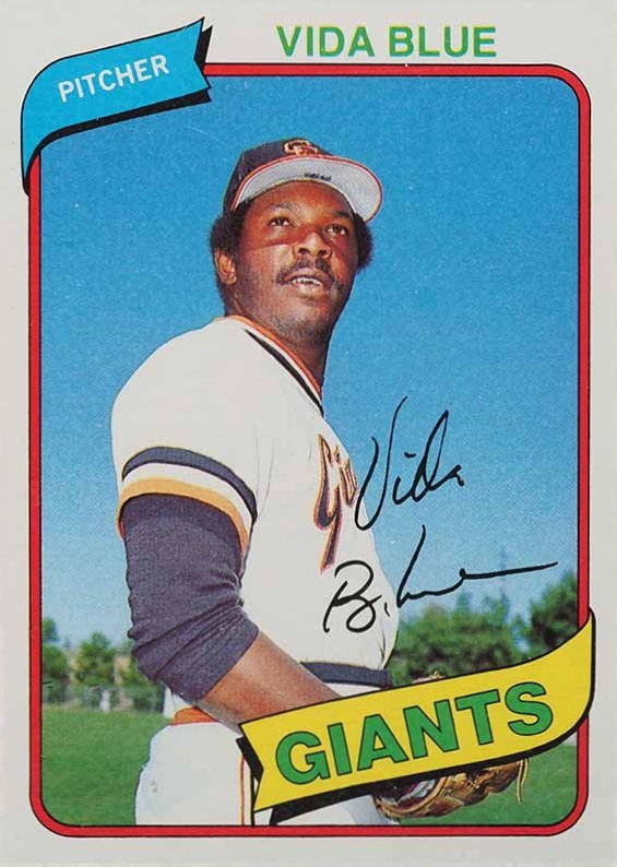 1980 Topps Vida Blue #30 Baseball Card