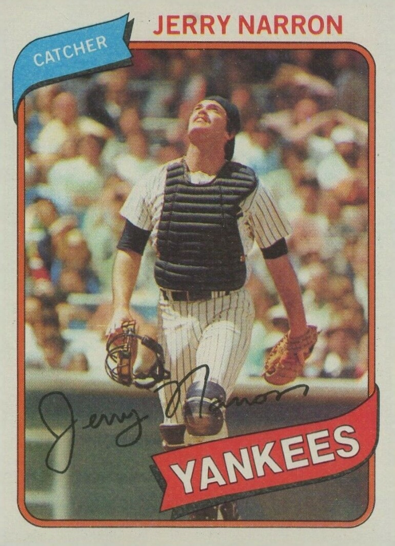 1980 Topps Jerry Narron #16 Baseball Card