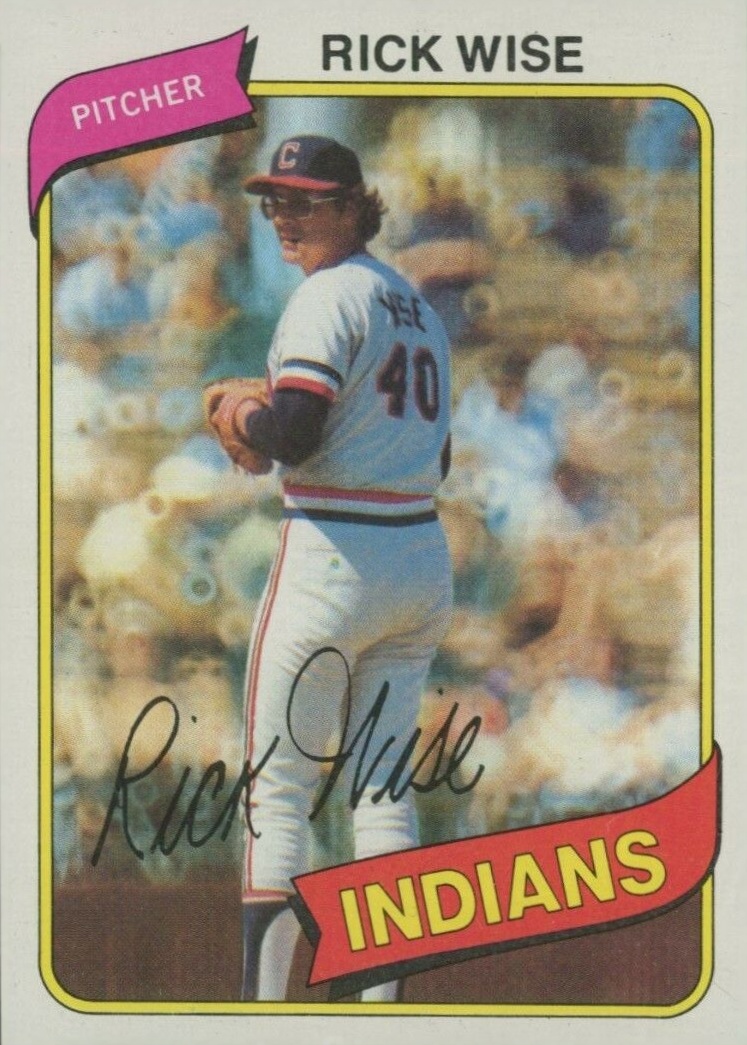1980 Topps Rick Wise #725 Baseball Card