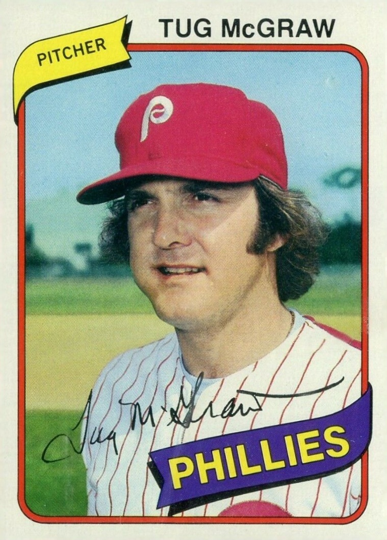 1980 Topps Tug McGraw #655 Baseball Card