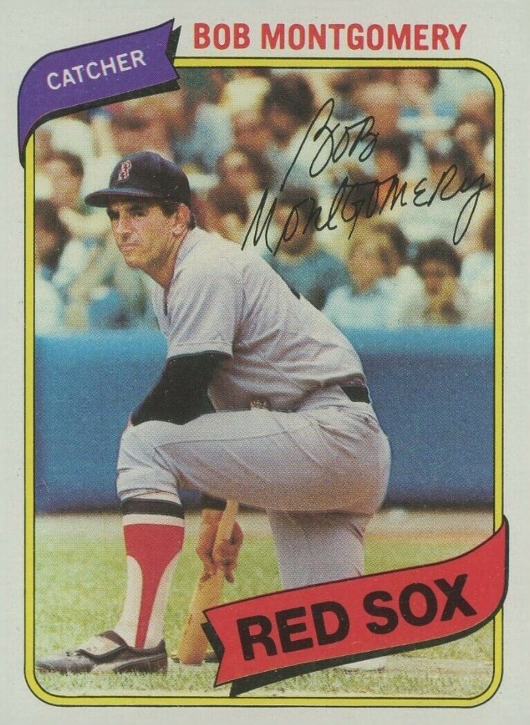 1980 Topps Bob Montgomery #618 Baseball Card