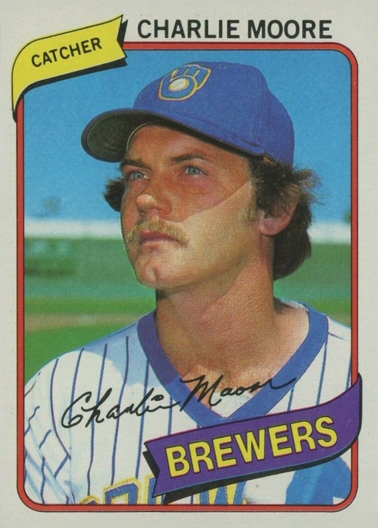 1980 Topps Charlie Moore #579 Baseball Card