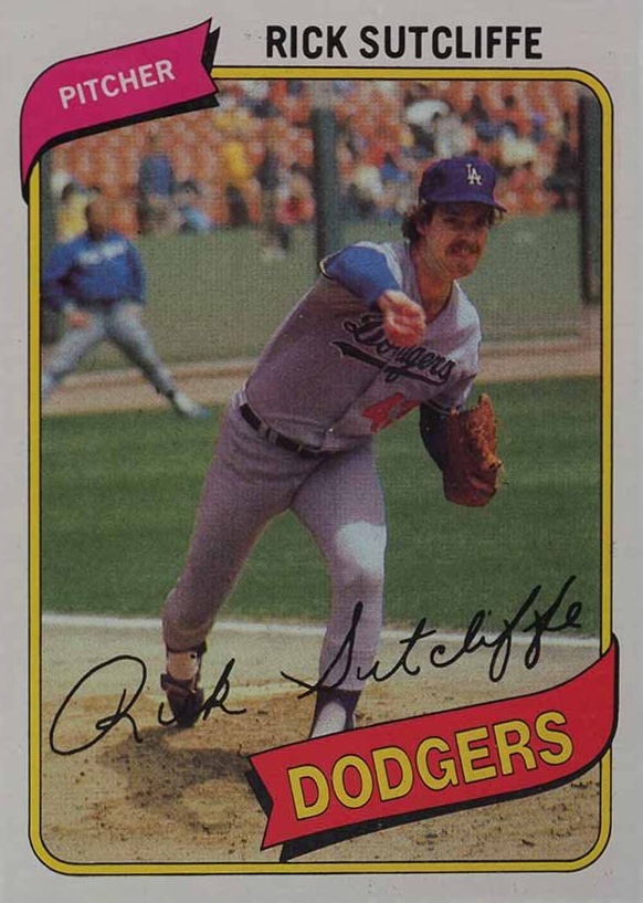 1980 Topps Rick Sutcliffe #544 Baseball Card