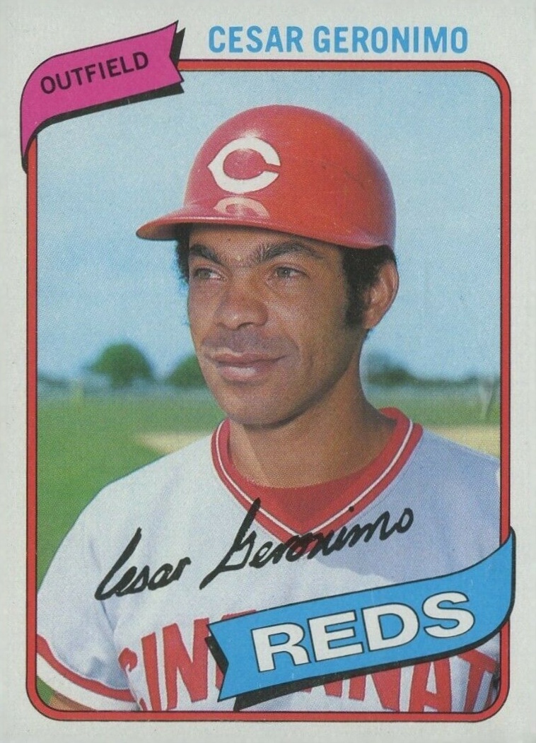 1980 Topps Cesar Geronimo #475 Baseball Card