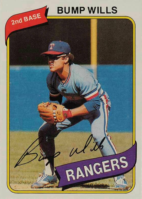 1980 Topps Bump Wills #473 Baseball Card