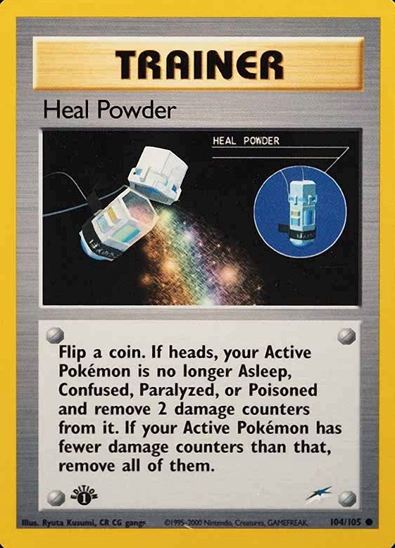 2002 Pokemon Neo Destiny  Heal Powder #104 TCG Card