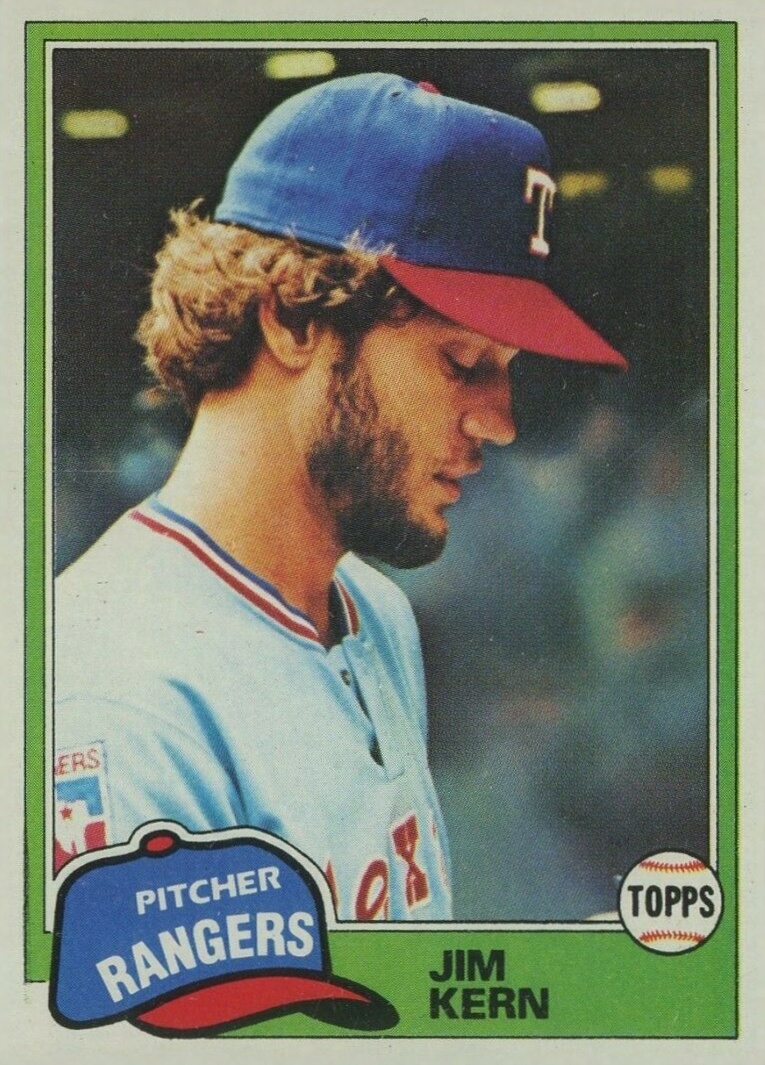 1981 Topps Jim Kern #197 Baseball Card