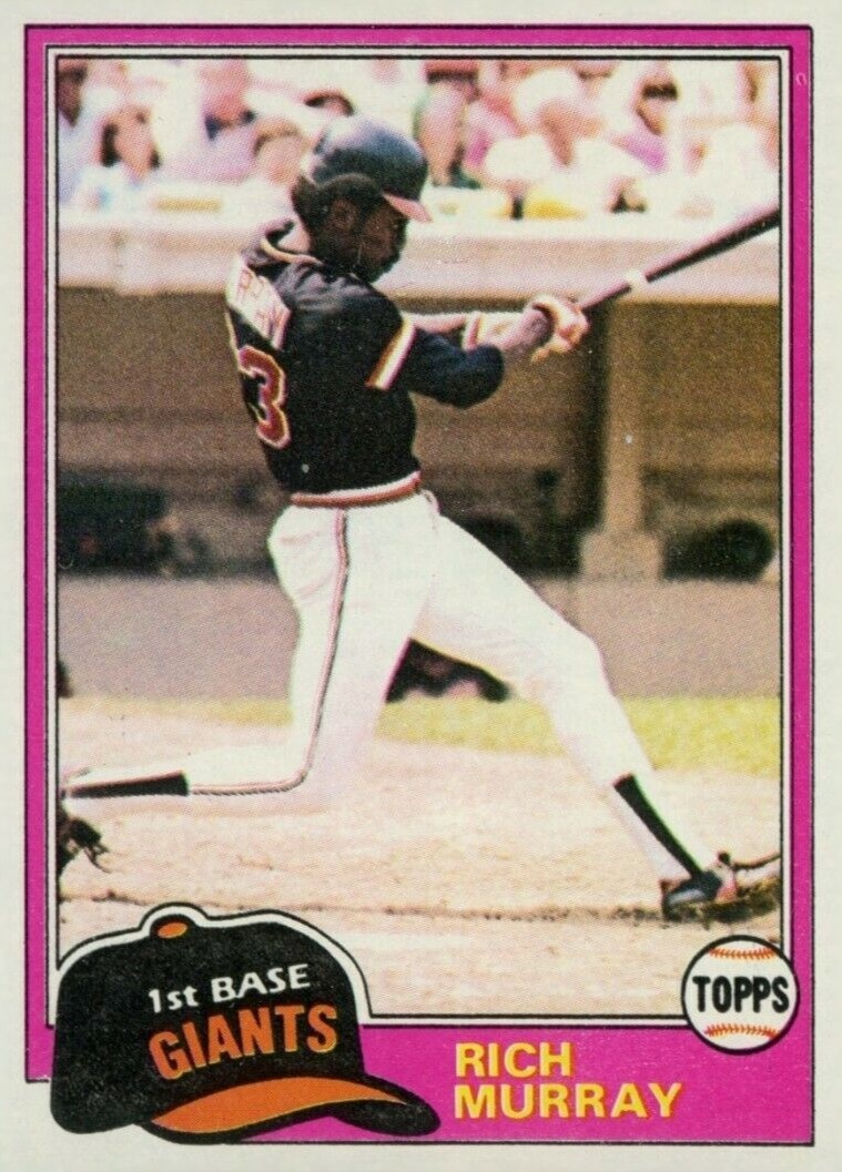 1981 Topps Rich Murray #195 Baseball Card