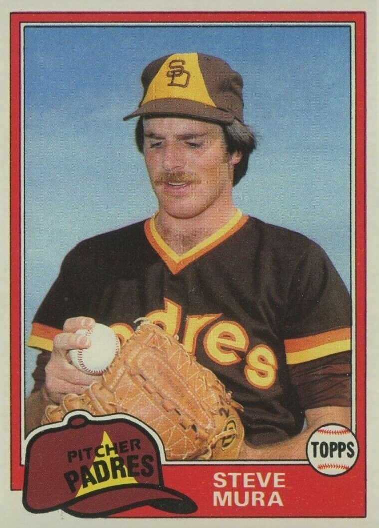 1981 Topps Steve Mura #134 Baseball Card