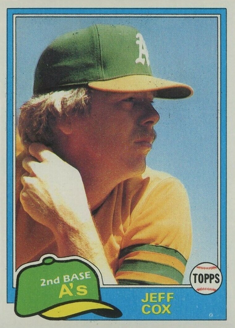 1981 Topps Jeff Cox #133 Baseball Card