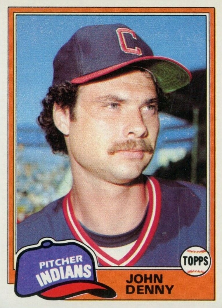 1981 Topps John Denny #122 Baseball Card