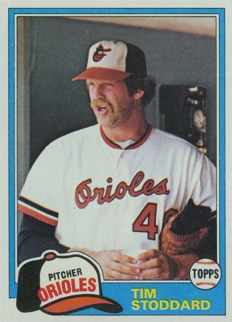 1981 Topps Tim Stoddard #91 Baseball Card