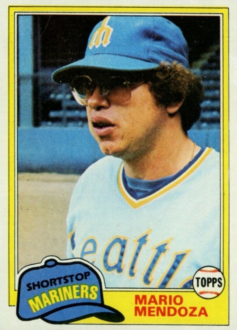 1981 Topps Mario Mendoza #76 Baseball Card