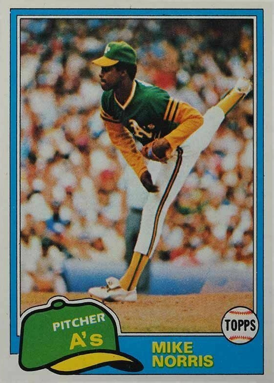 1981 Topps Mike Norris #55 Baseball Card