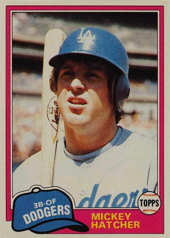 1981 Topps Mickey Hatcher #289 Baseball Card