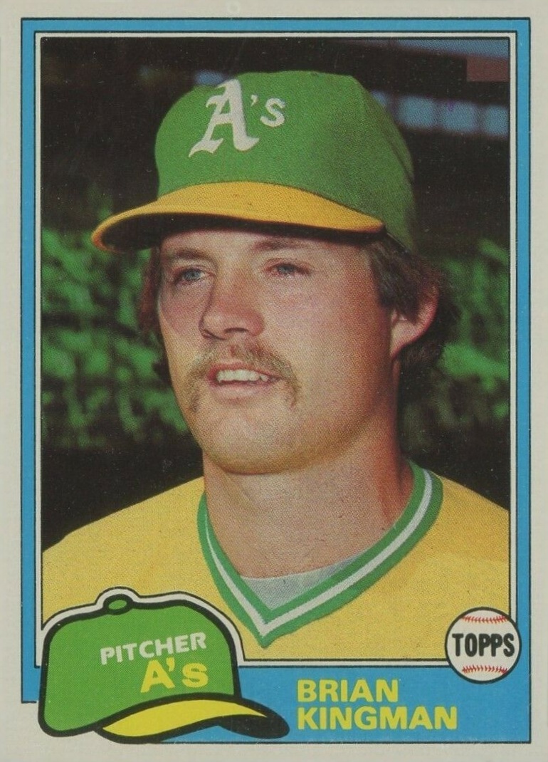 1981 Topps Brian Kingman #284 Baseball Card