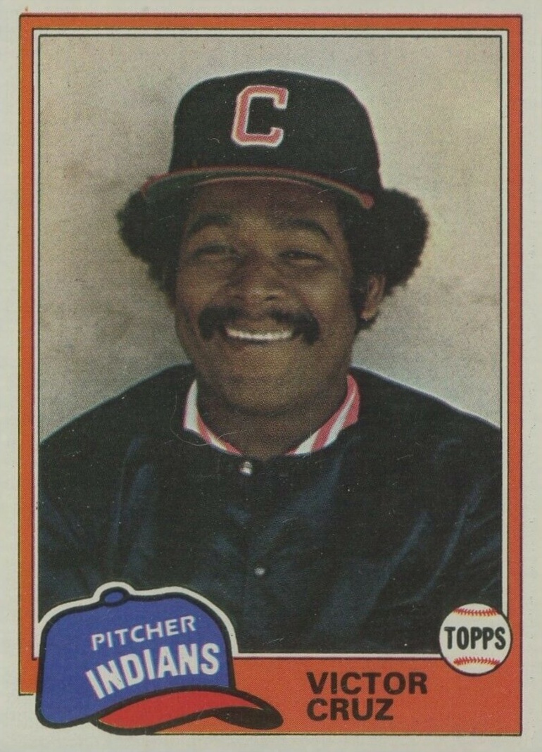 1981 Topps Victor Cruz #252 Baseball Card