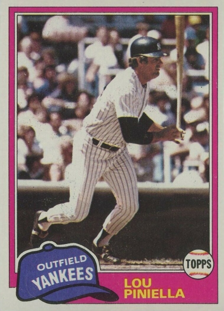 1981 Topps Lou Piniella #724 Baseball Card