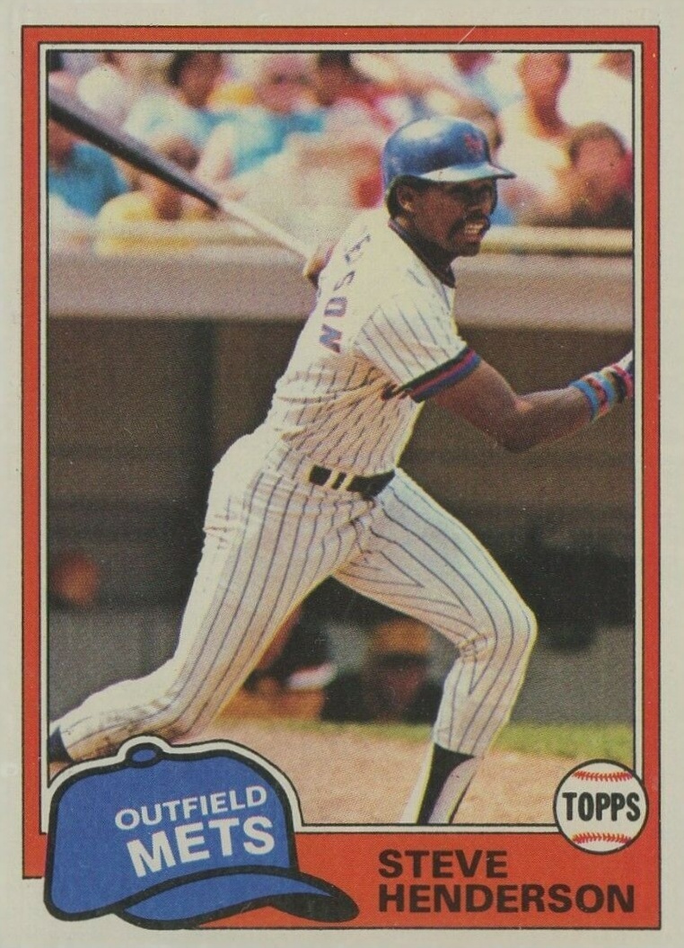 1981 Topps Steve Henderson #619 Baseball Card
