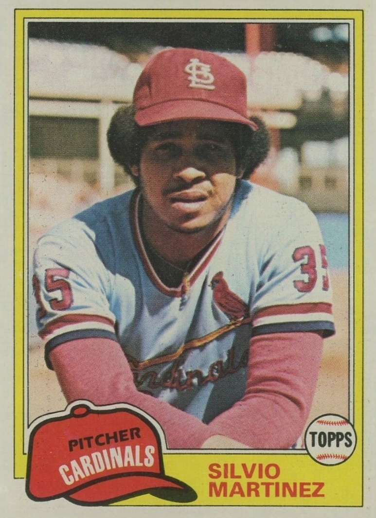 1981 Topps Silvio Martinez #586 Baseball Card