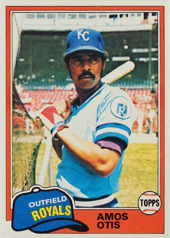 1981 Topps Amos Otis #585 Baseball Card