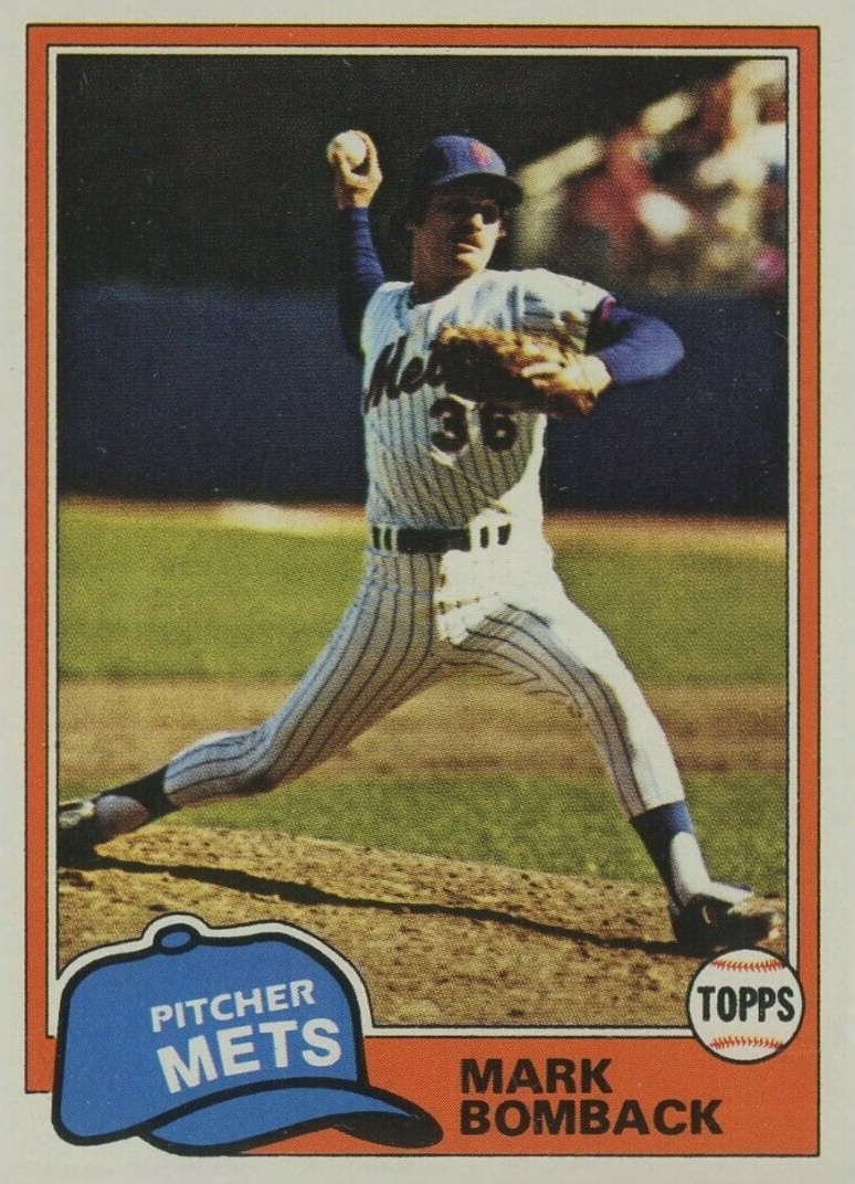 1981 Topps Mark Bomback #567 Baseball Card