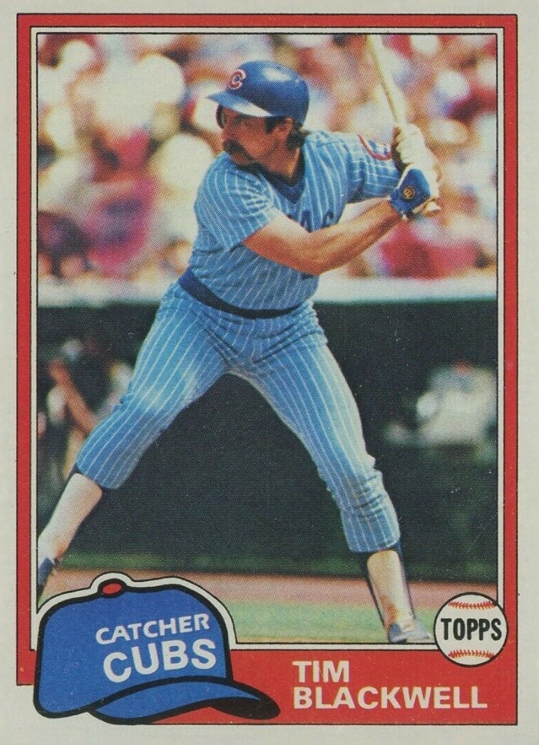 1981 Topps Tim Blackwell #553 Baseball Card