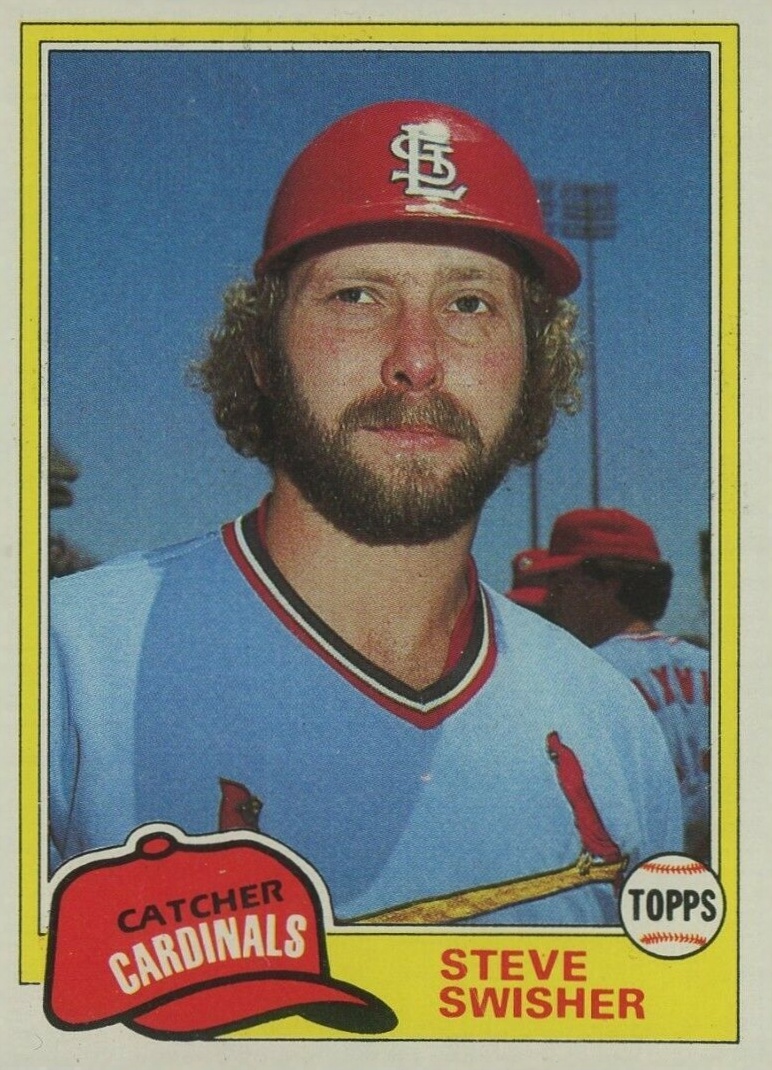 1981 Topps Steve Swisher #541 Baseball Card