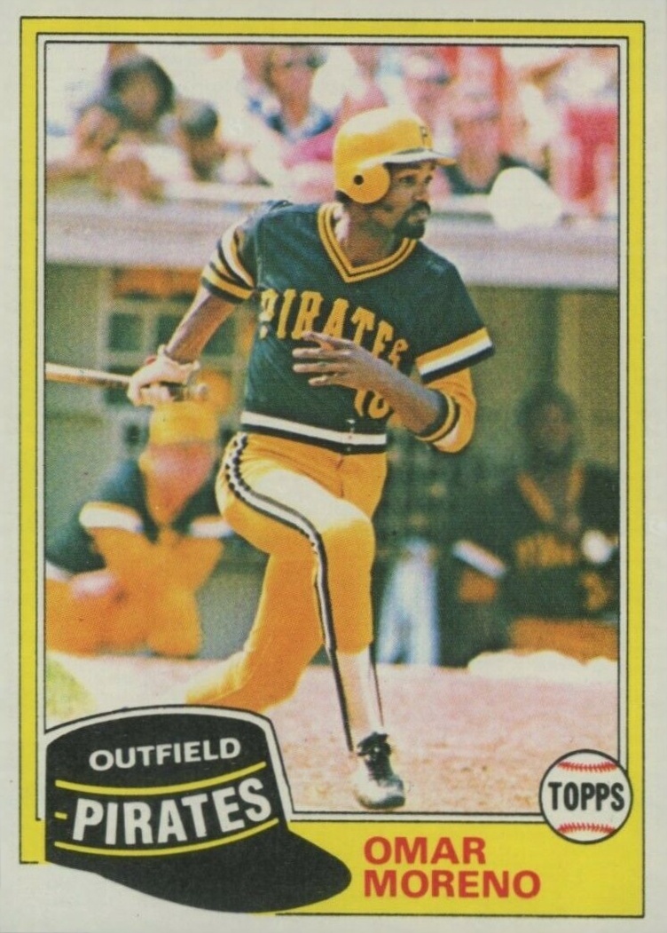 1981 Topps Omar Moreno #535 Baseball Card