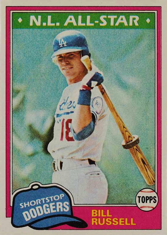 1981 Topps Bill Russell #465 Baseball Card