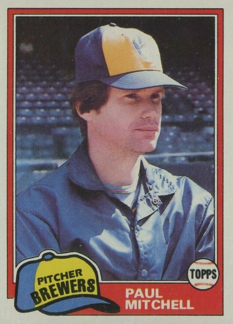 1981 Topps Paul Mitchell #449 Baseball Card