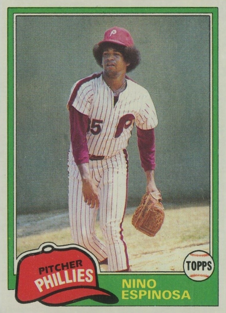 1981 Topps Nino Espinosa #405 Baseball Card