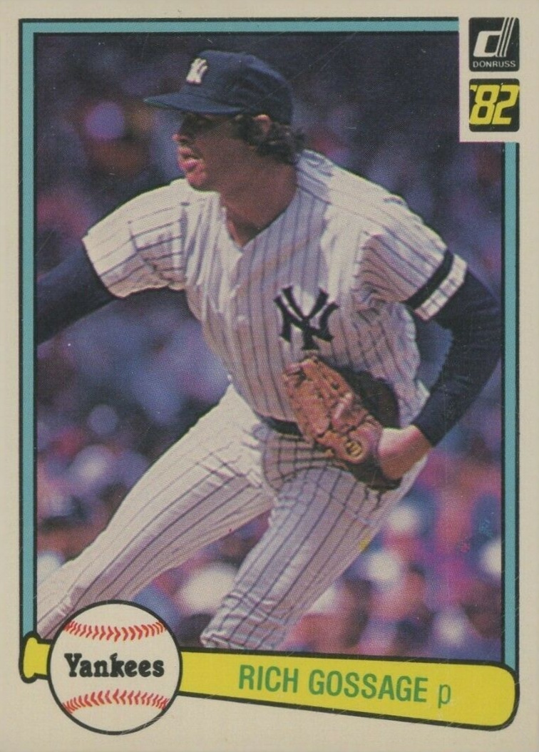 1982 Donruss Rich Gossage #283 Baseball Card
