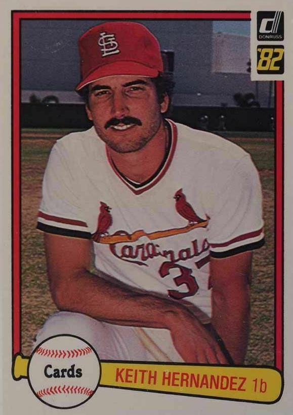 1982 Donruss Keith Hernandez #278 Baseball Card