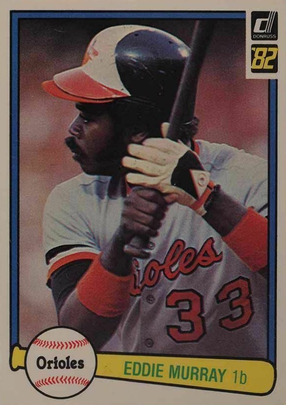 1982 Donruss Eddie Murray #483 Baseball Card