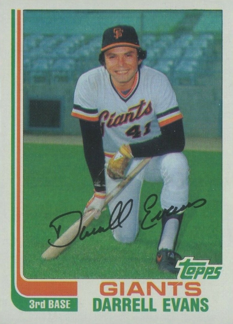 1982 Topps Darrell Evans #17 Baseball Card