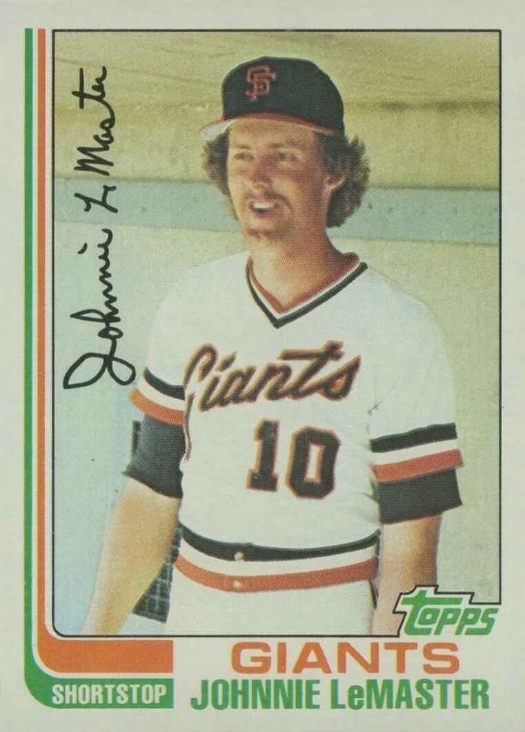 1982 Topps Johnnie LeMaster #304 Baseball Card