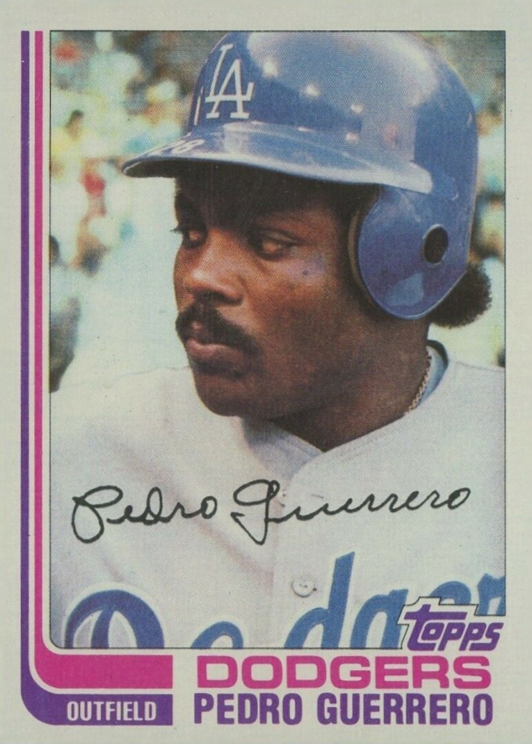 1982 Topps Pedro Guerrero #247 Baseball Card