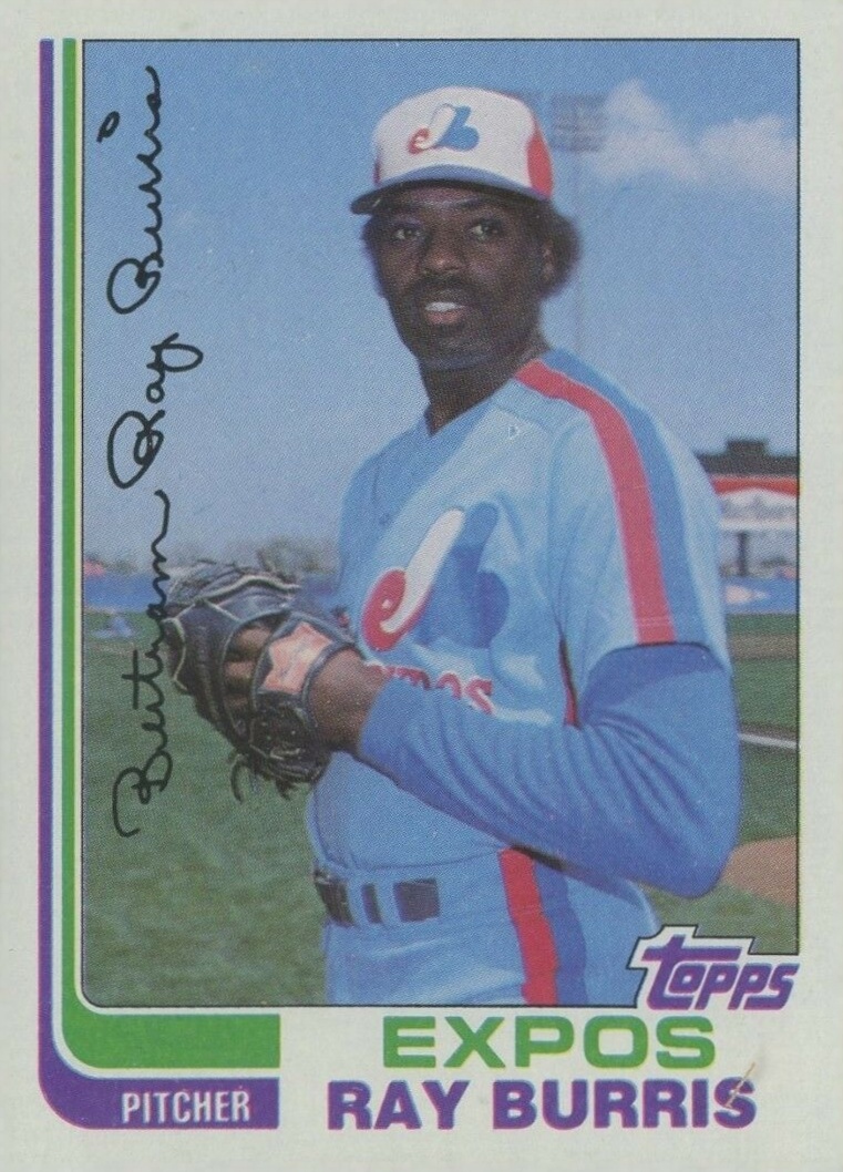 1982 Topps Ray Burris #227 Baseball Card