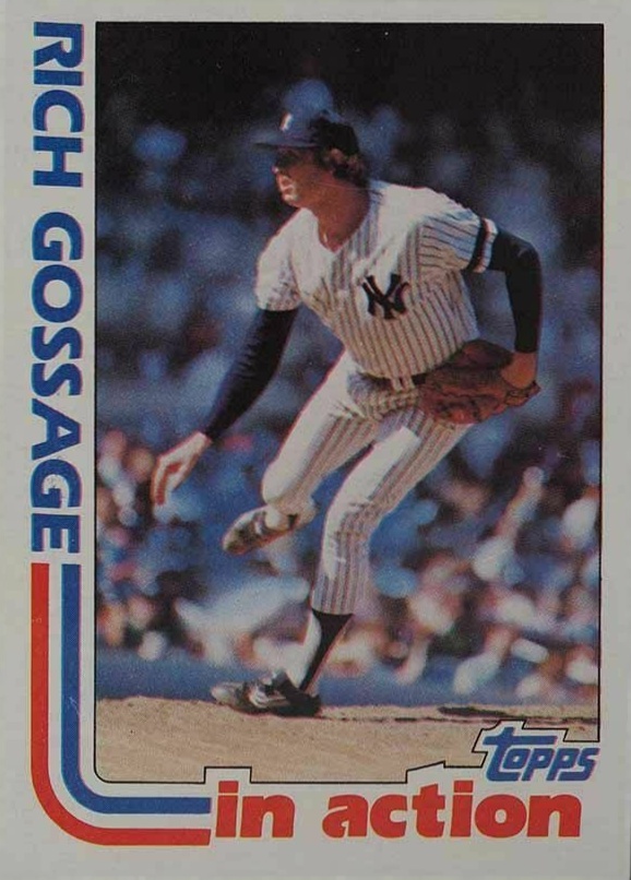 1982 Topps Rich Gossage #771 Baseball Card