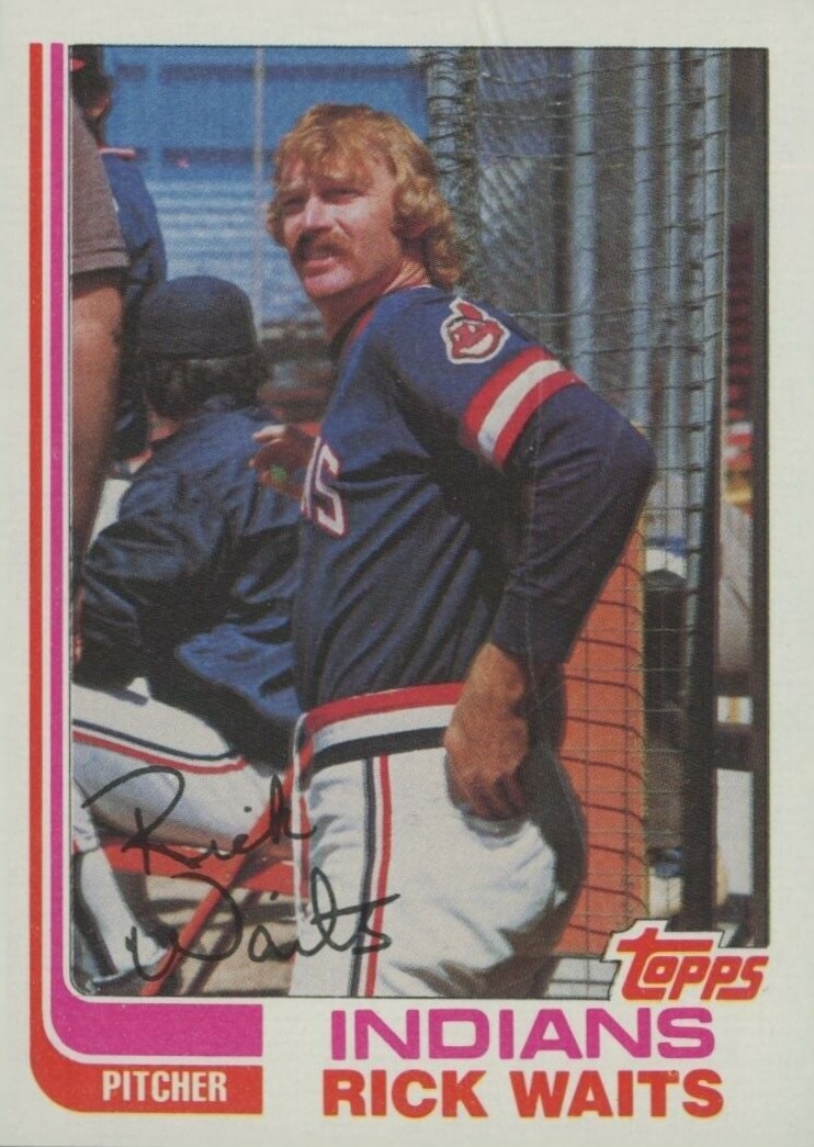 1982 Topps Rick Waits #573 Baseball Card