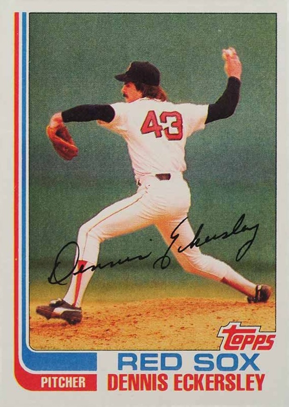 1982 Topps Dennis Eckersley #490 Baseball Card