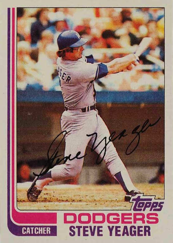 1982 Topps Steve Yeager #477 Baseball Card