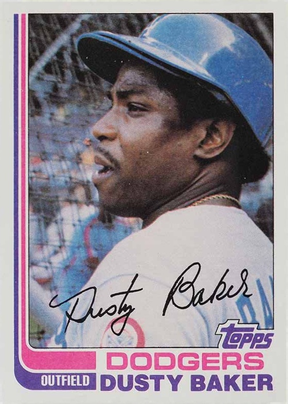 1982 Topps Dusty Baker #375 Baseball Card