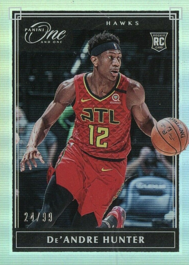 2019 Panini One and One DE'Andre Hunter #147 Basketball Card