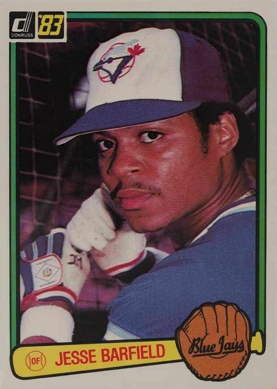 1983 Donruss Jesse Barfield #595 Baseball Card