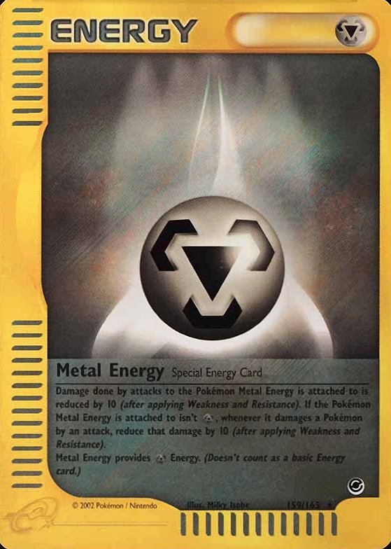 2002 Pokemon Expedition Metal Energy #159 TCG Card