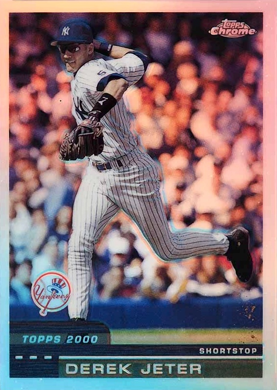 2000 Topps Chrome  Derek Jeter #15 Baseball Card