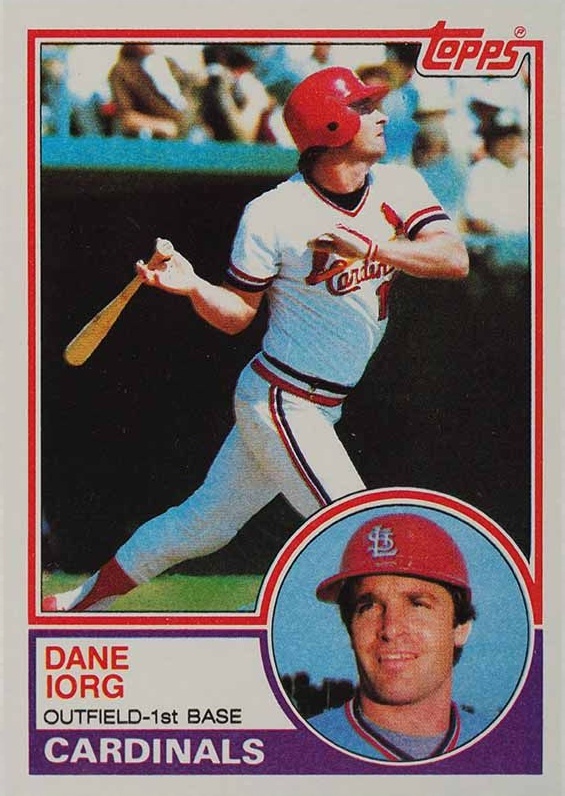 1983 Topps Dane Iorg #788 Baseball Card