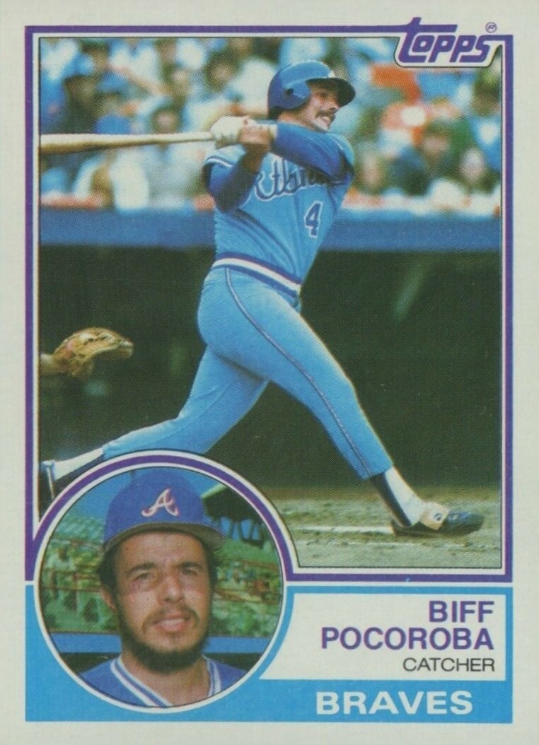 1983 Topps Biff Pocoroba #676 Baseball Card